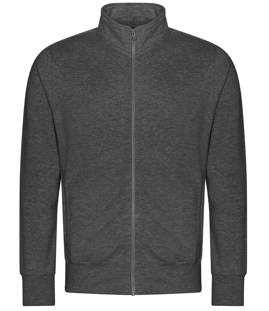 AWDis Campus Full Zip Sweatshirt — Charcoal