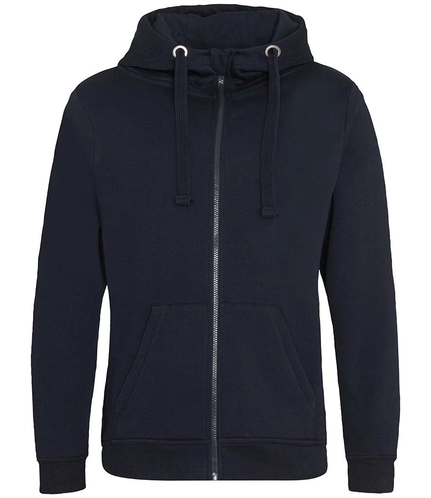 AWDis Just Hoods Heavyweight Hoodie in New French Navy, front view