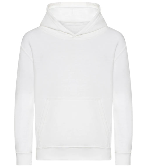 AWDis Kids Organic Hoodie — Arctic White