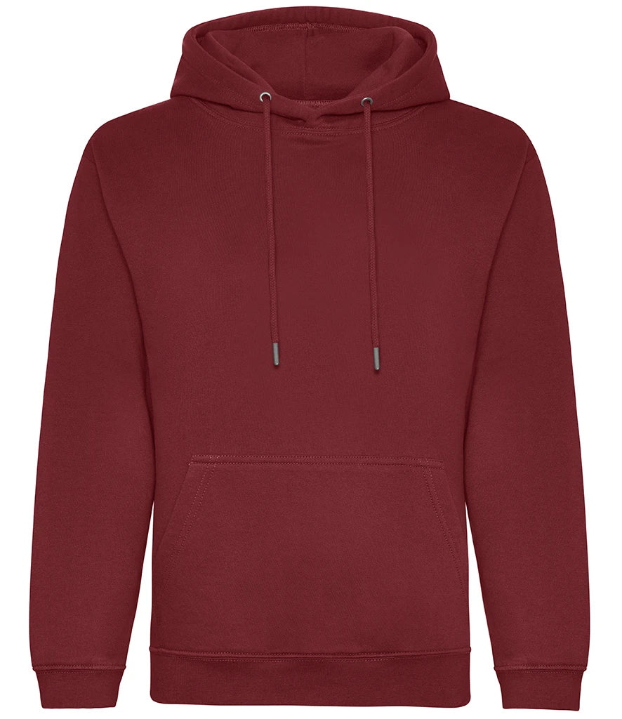 AWDis Organic Hoodie — Burgundy