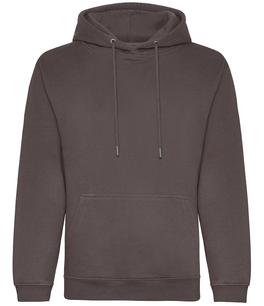 AWDis Organic Hoodie — Charcoal