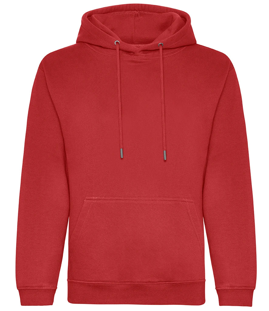 AWDis Organic Hoodie — Fire Red