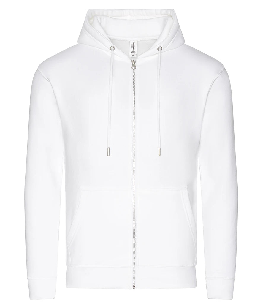 AWDis Organic Zoodie — Arctic White