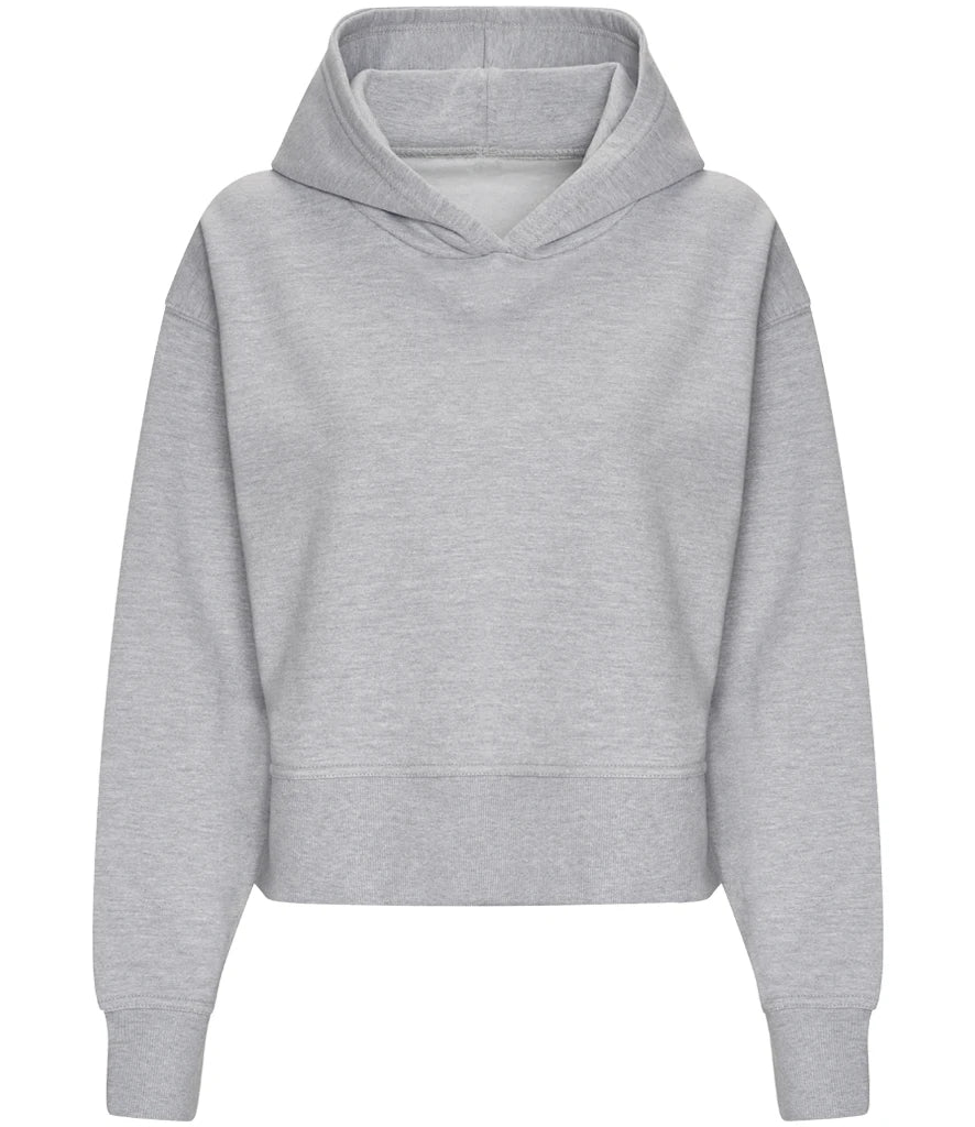 AWDis Ladies Relaxed Hoodie — Heather Grey