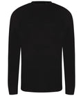 AWDis Long Sleeve Tri-Blend T-Shirt — Solid Black
