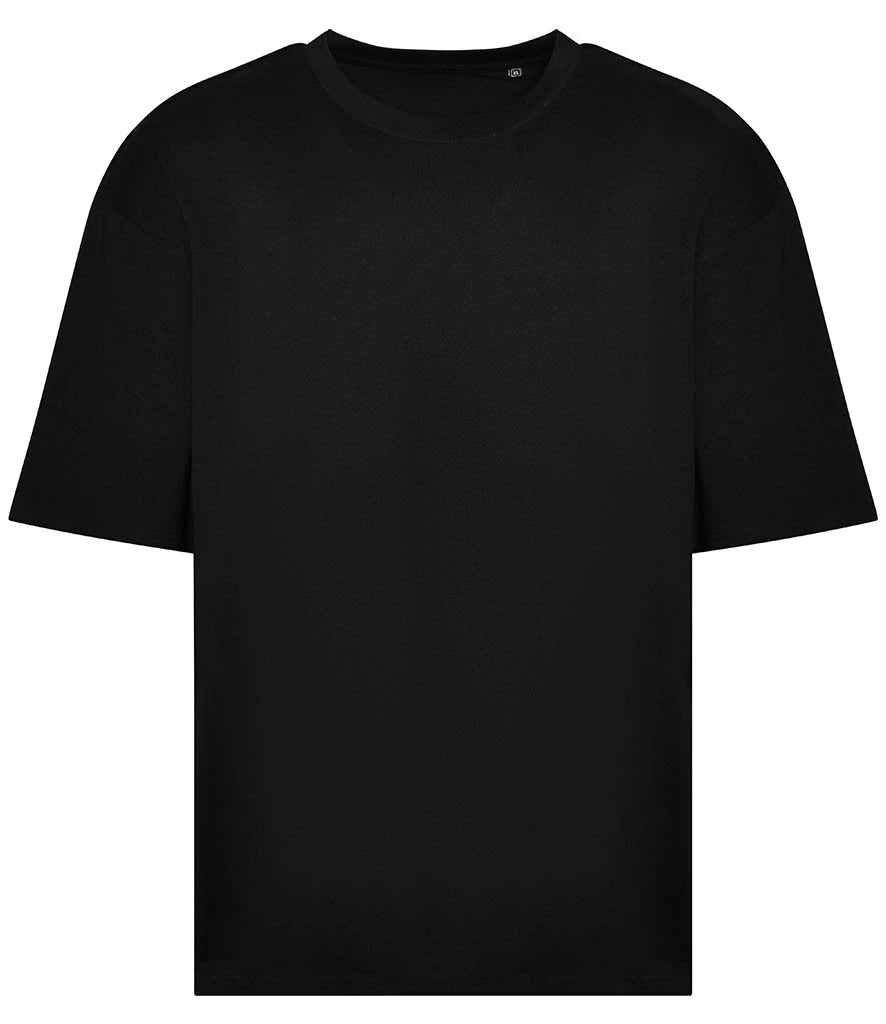 AWDis Unisex Oversize 100 T-Shirt — Deep Black