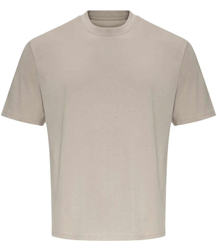 AWDis Just Ts Washed T-Shirt in Natural Stone, front view