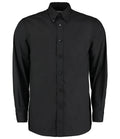 Kustom Kit Long Sleeve Classic Fit Workforce Shirt — Black