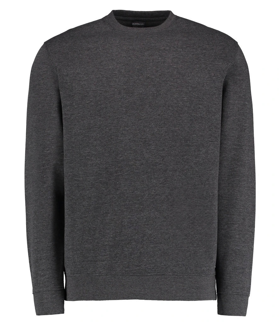 Kustom Kit Klassic Sweatshirt — Dark Grey Marl
