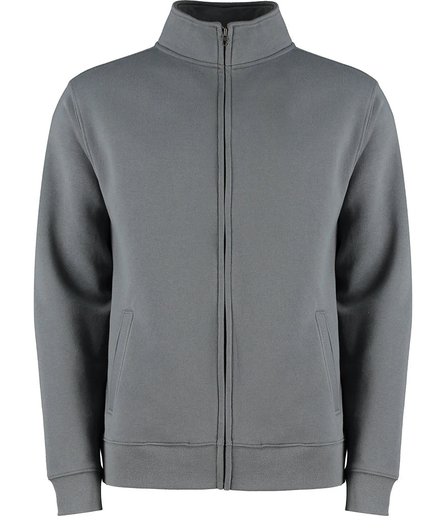 Kustom Kit Sweat Jacket — Dark Grey