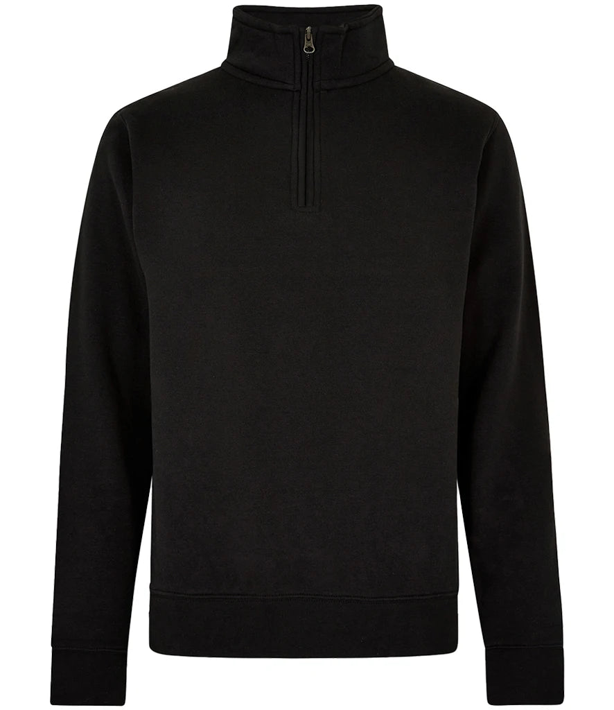 Kustom Kit 1/4 Zip Sweatshirt — Black