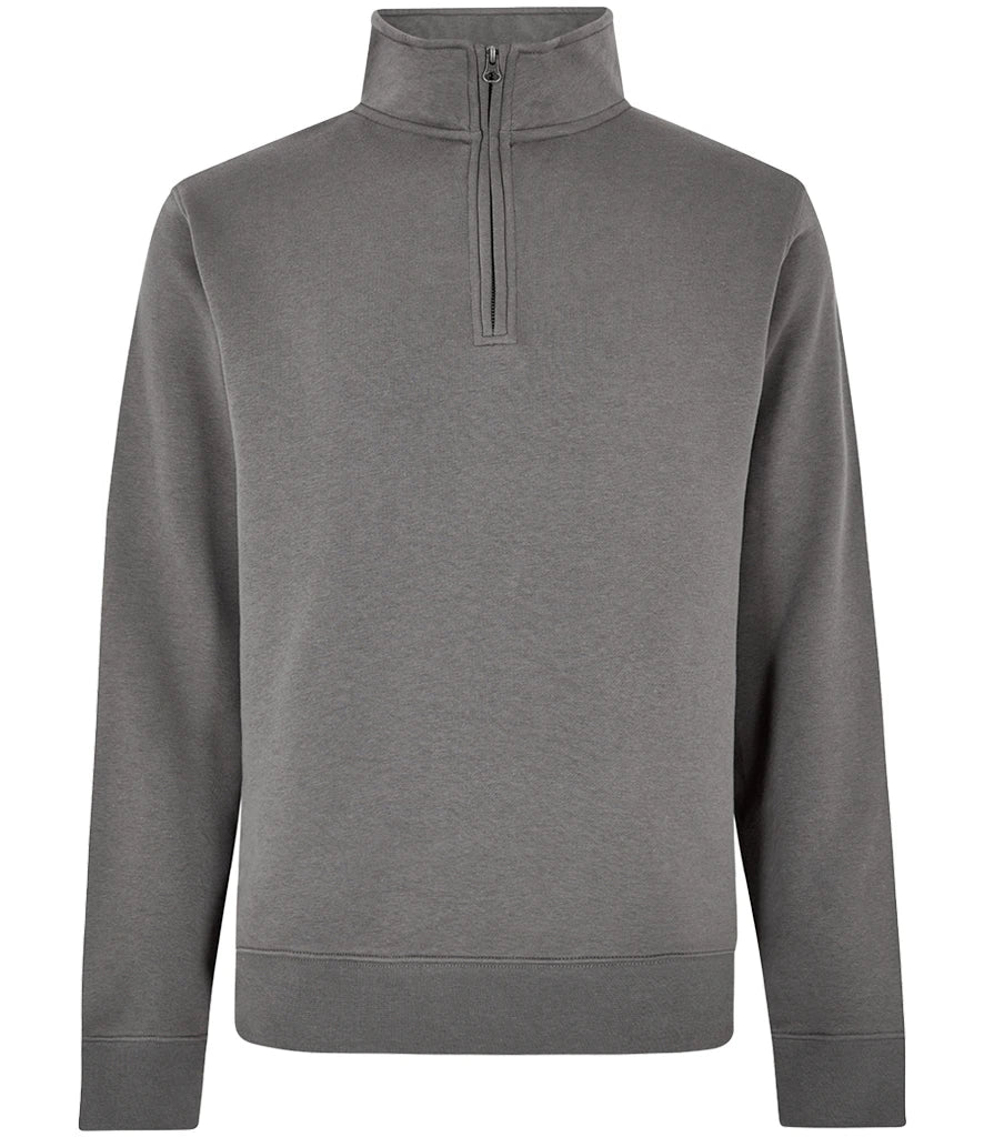 Kustom Kit 1/4 Zip Sweatshirt — Dark Grey