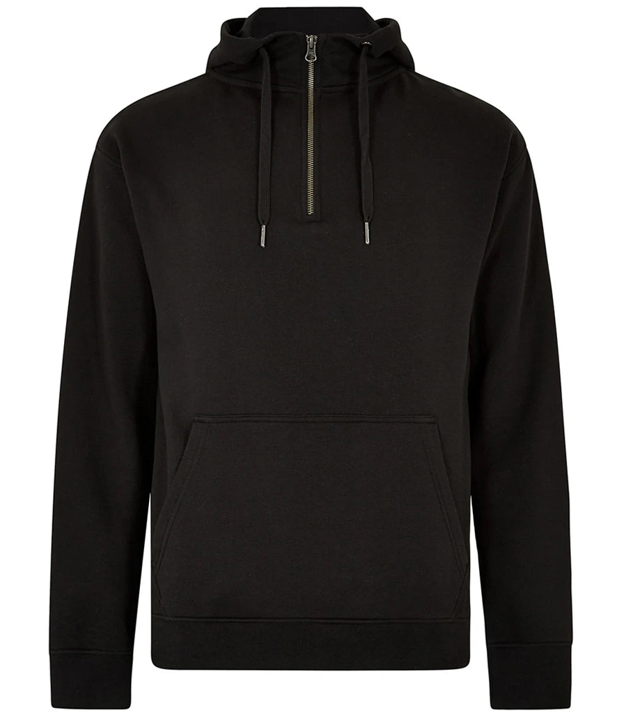 Kustom Kit 1/4 Zip Hoodie — Black