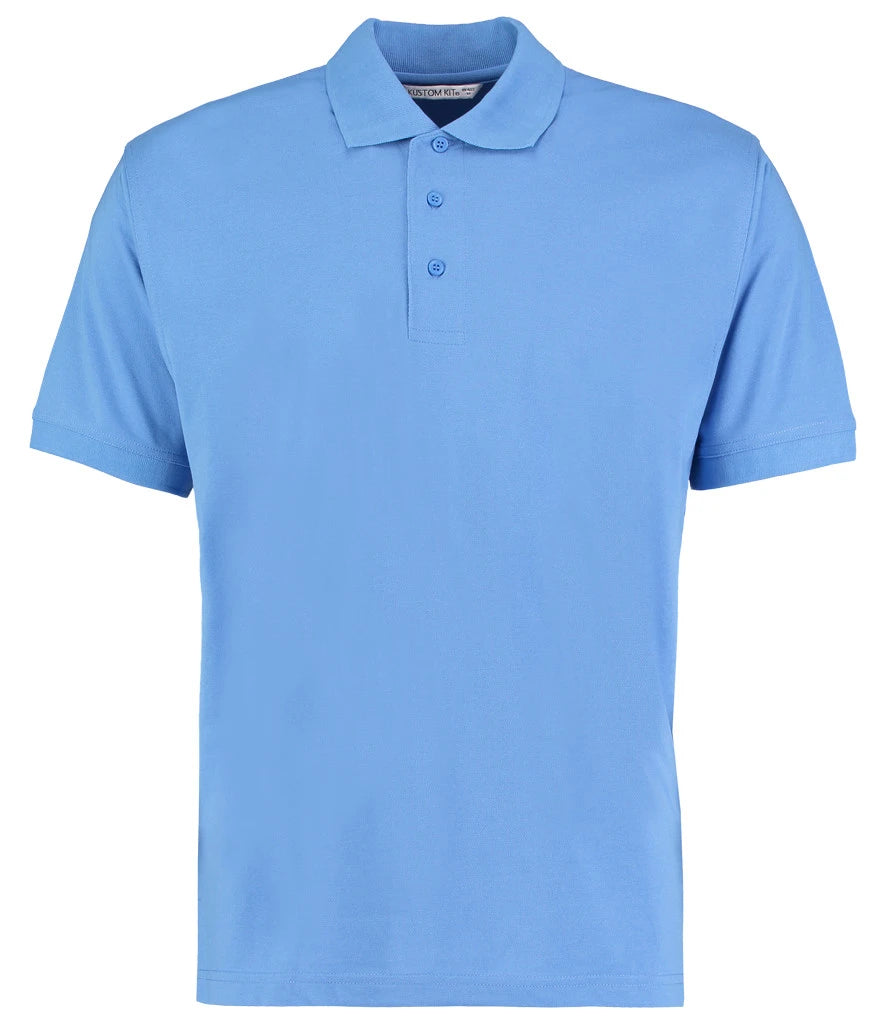 Kustom Kit Klassic Poly/Cotton Piqué Polo Shirt — Mid Blue
