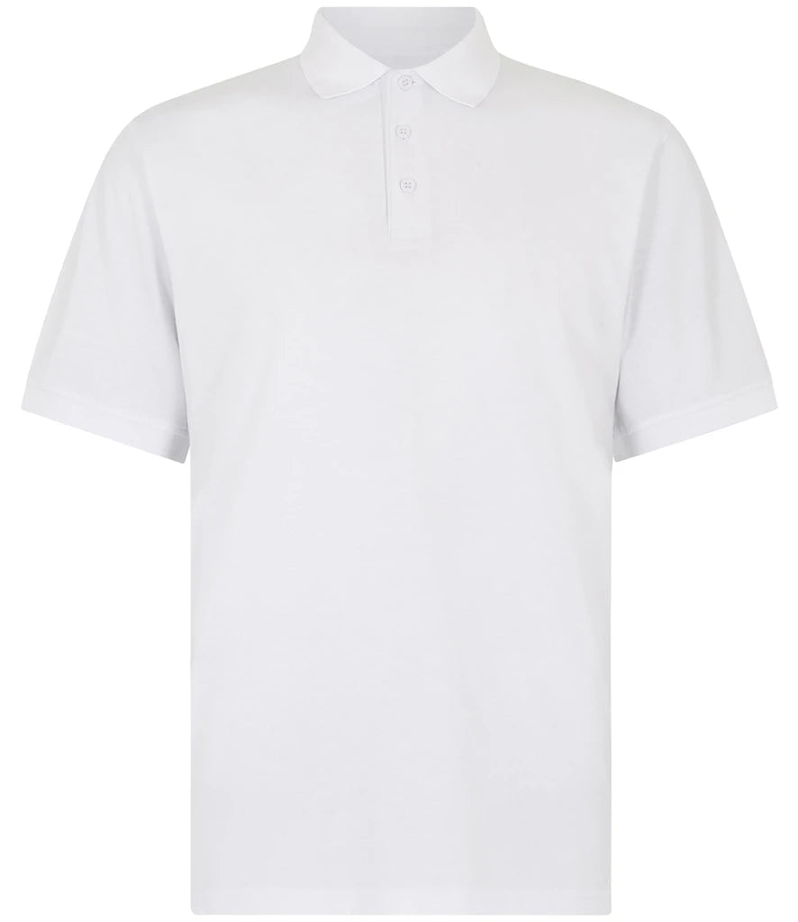 Kustom Kit Regular Fit Superwash® 60°C Jersey Polo Shirt — White
