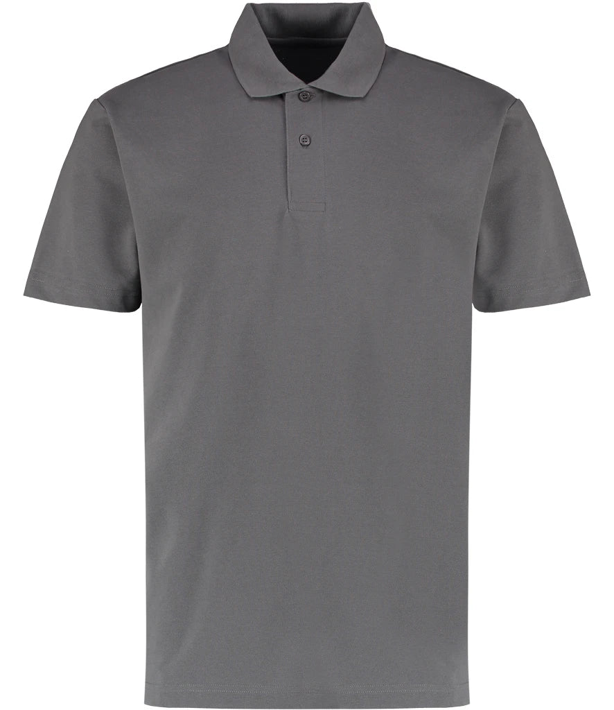 Kustom Kit Regular Fit Workforce Piqué Polo Shirt — Charcoal