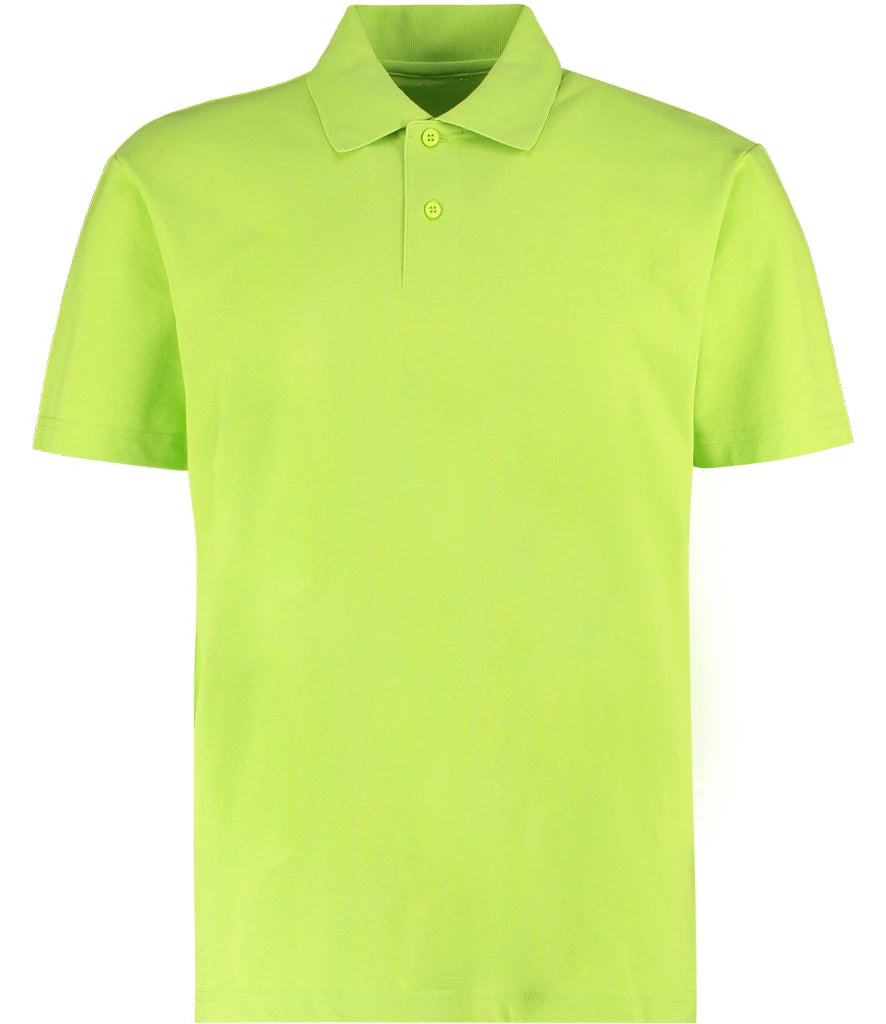 Kustom Kit Regular Fit Workforce Piqué Polo Shirt — Lime Green