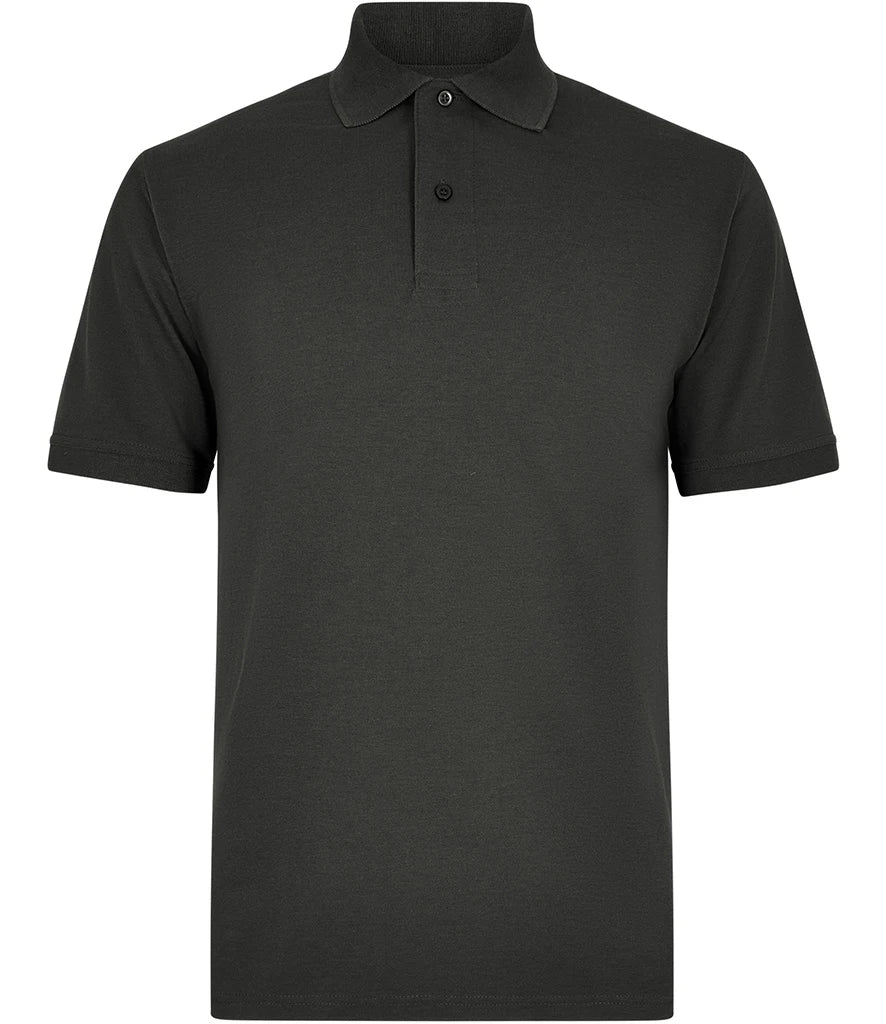 Kustom Kit Regular Fit 65% Recycled Superwash® 60° Polo Shirt — Charcoal