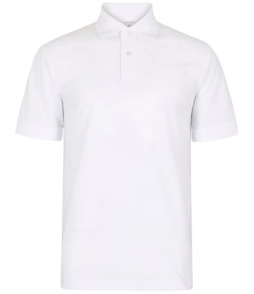 Kustom Kit Regular Fit 65% Recycled Superwash® 60° Polo Shirt — White