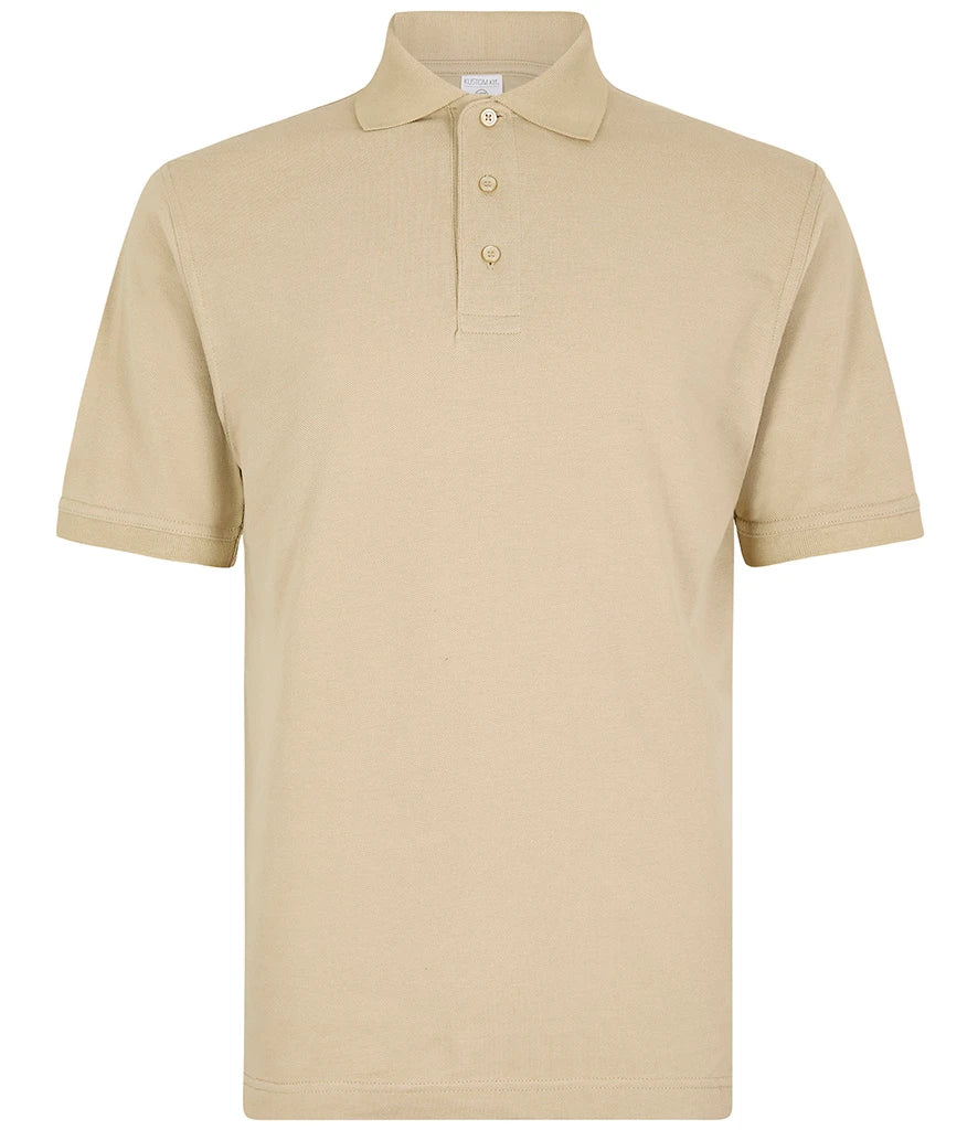 Kustom Kit Cotton Klassic Superwash® 60°C Polo Shirt — Sand