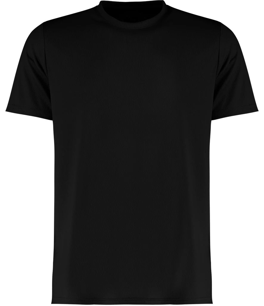Kustom Kit Regular Fit Cooltex® Plus Wicking T-Shirt — Black