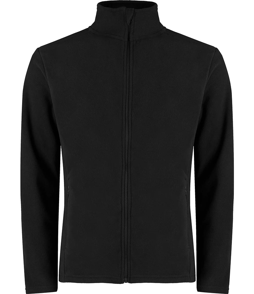 Kustom Kit Corporate Micro Fleece Jacket — Black