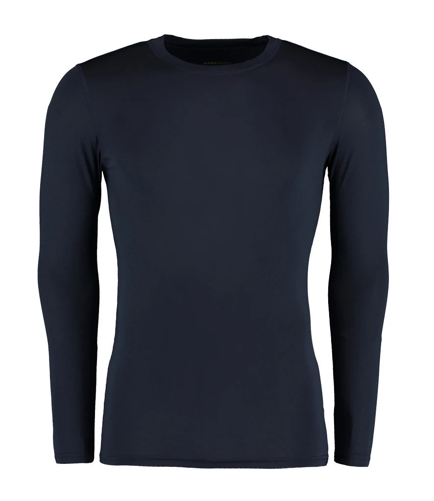 Kustom Kit Warmtex® Long Sleeve Base Layer — Navy