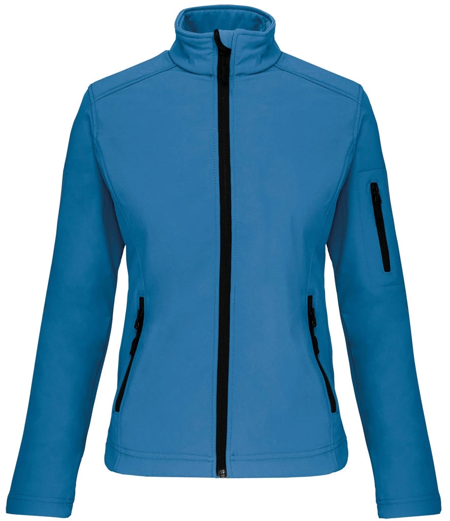 Kariban Ladies Soft Shell Jacket — Aqua