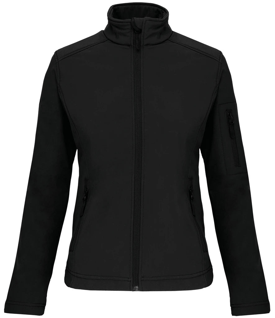 Kariban Ladies Soft Shell Jacket — Black