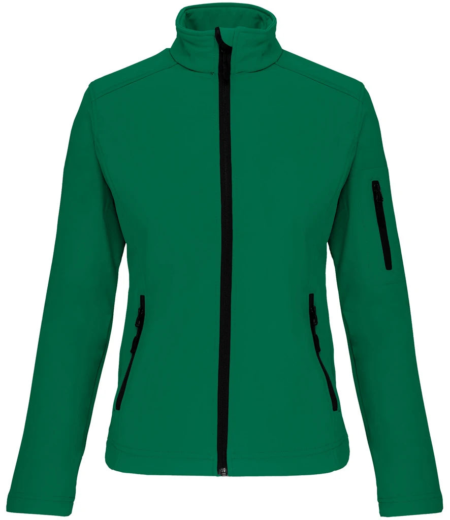 Kariban Ladies Soft Shell Jacket — Kelly Green