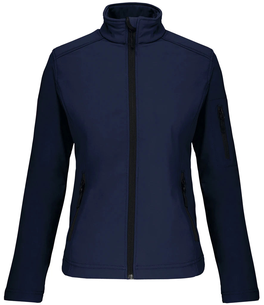 Kariban Ladies Soft Shell Jacket — Navy
