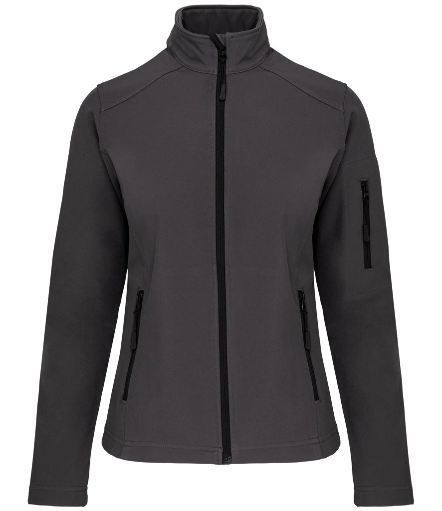 Kariban Ladies Soft Shell Jacket — Titanium