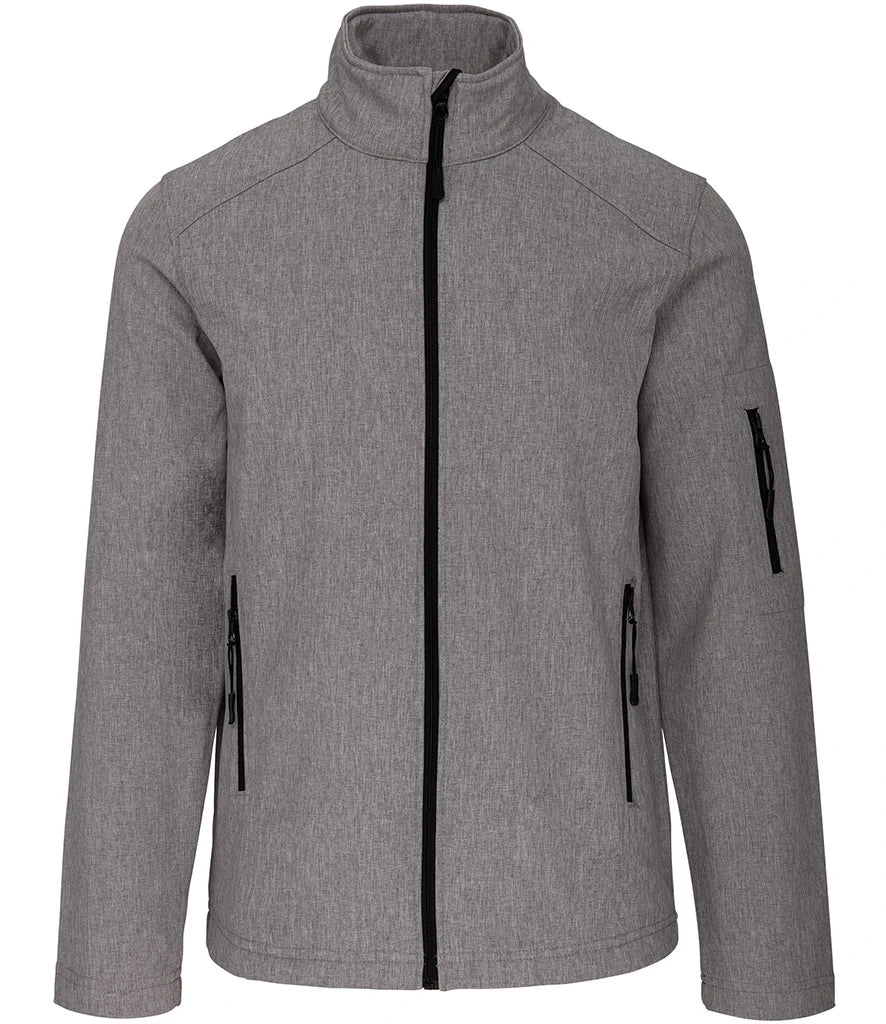 Kariban Soft Shell Jacket — Marl Grey