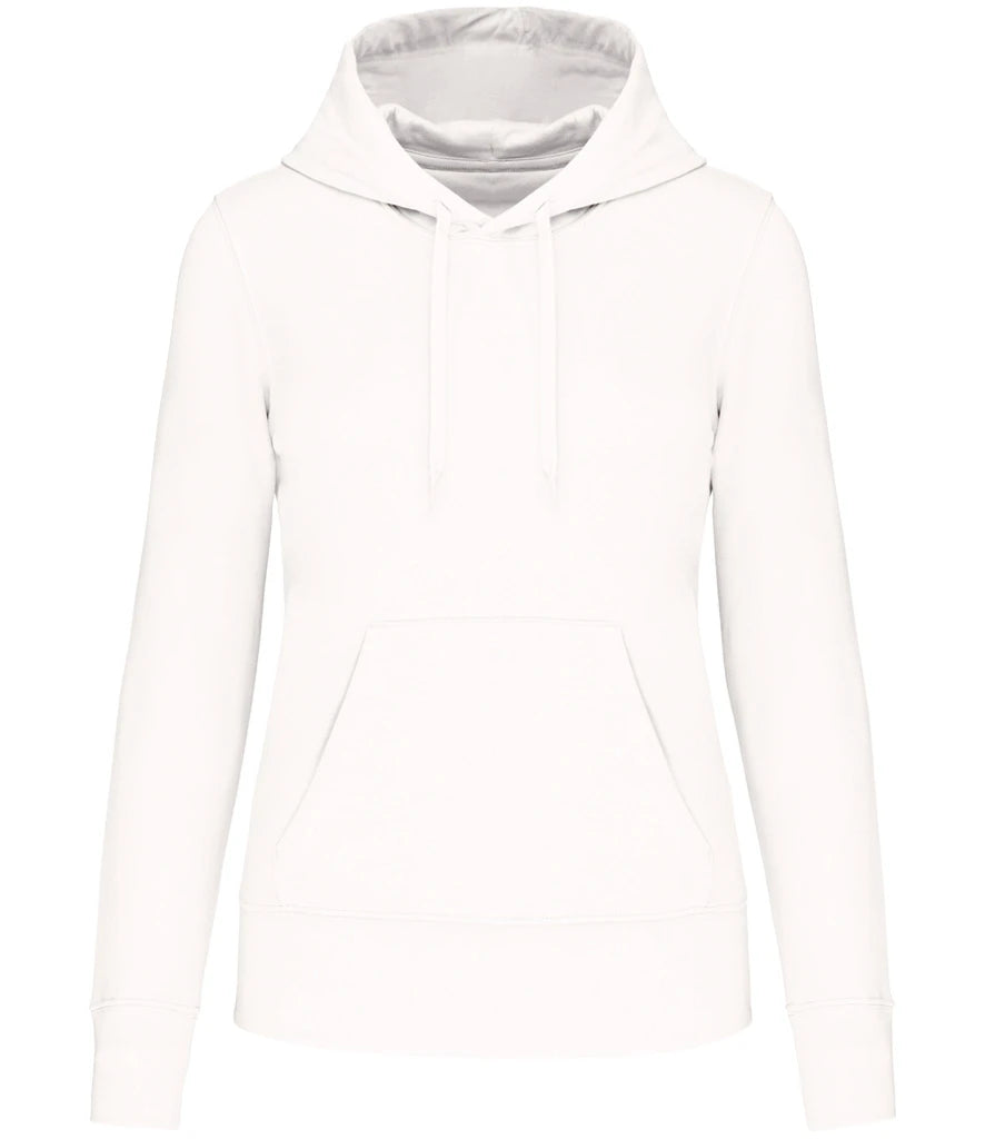 Kariban Ladies Hooded Sweatshirt — White