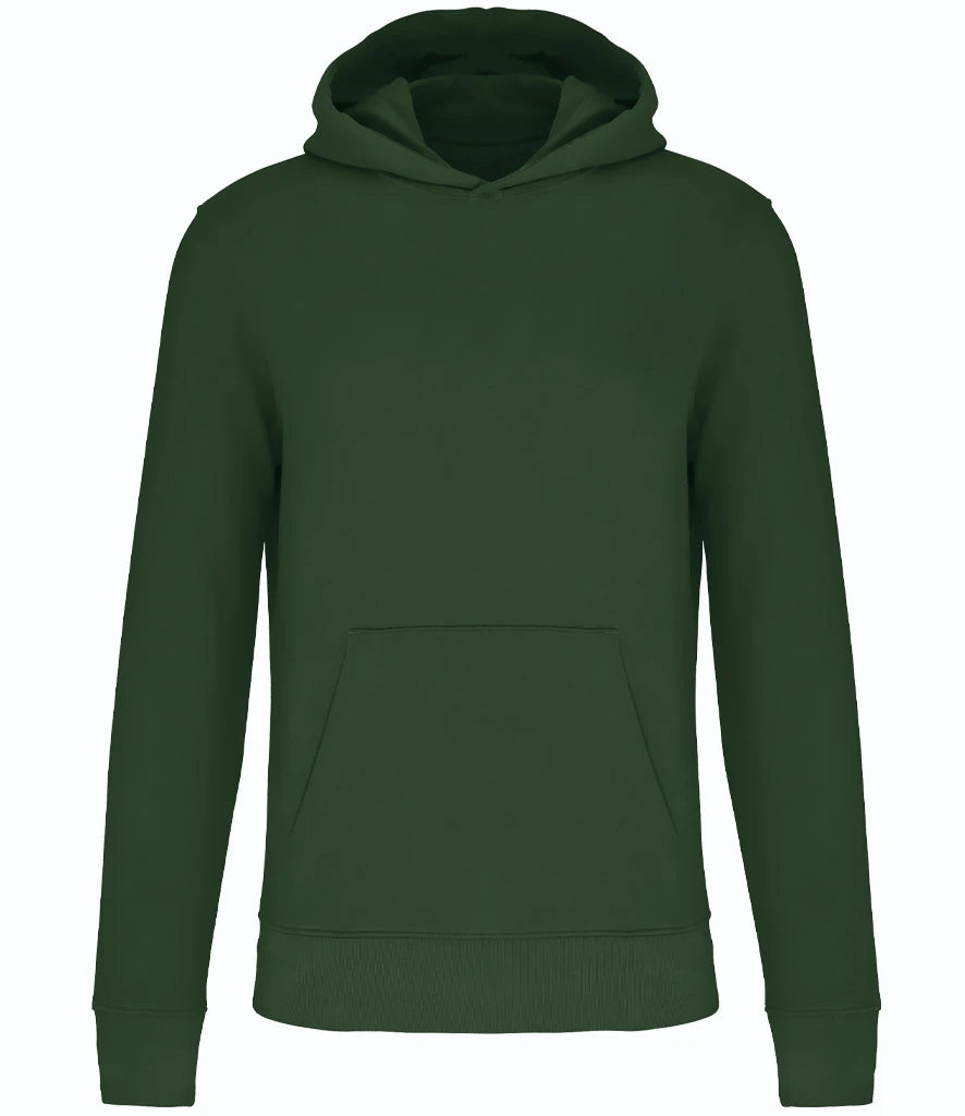 Kariban Kids Hooded Sweatshirt — Forest Green
