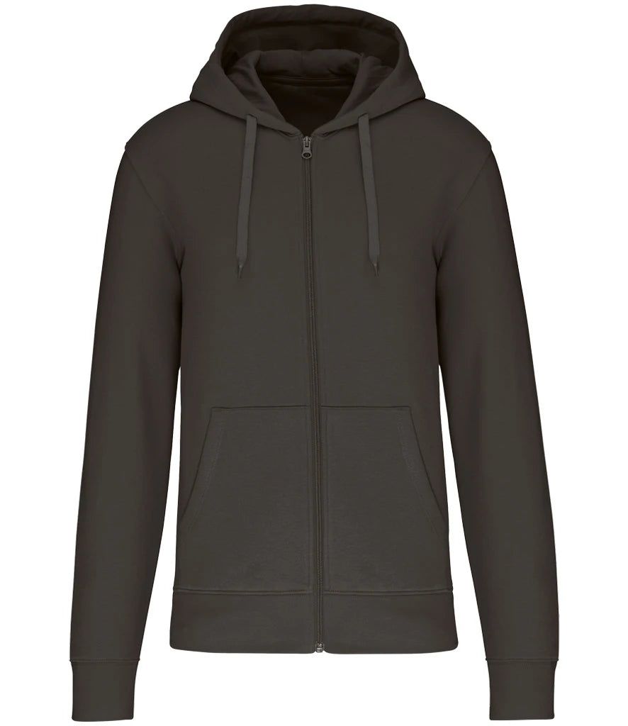 Kariban Full Zip Hoodie — Dark Grey