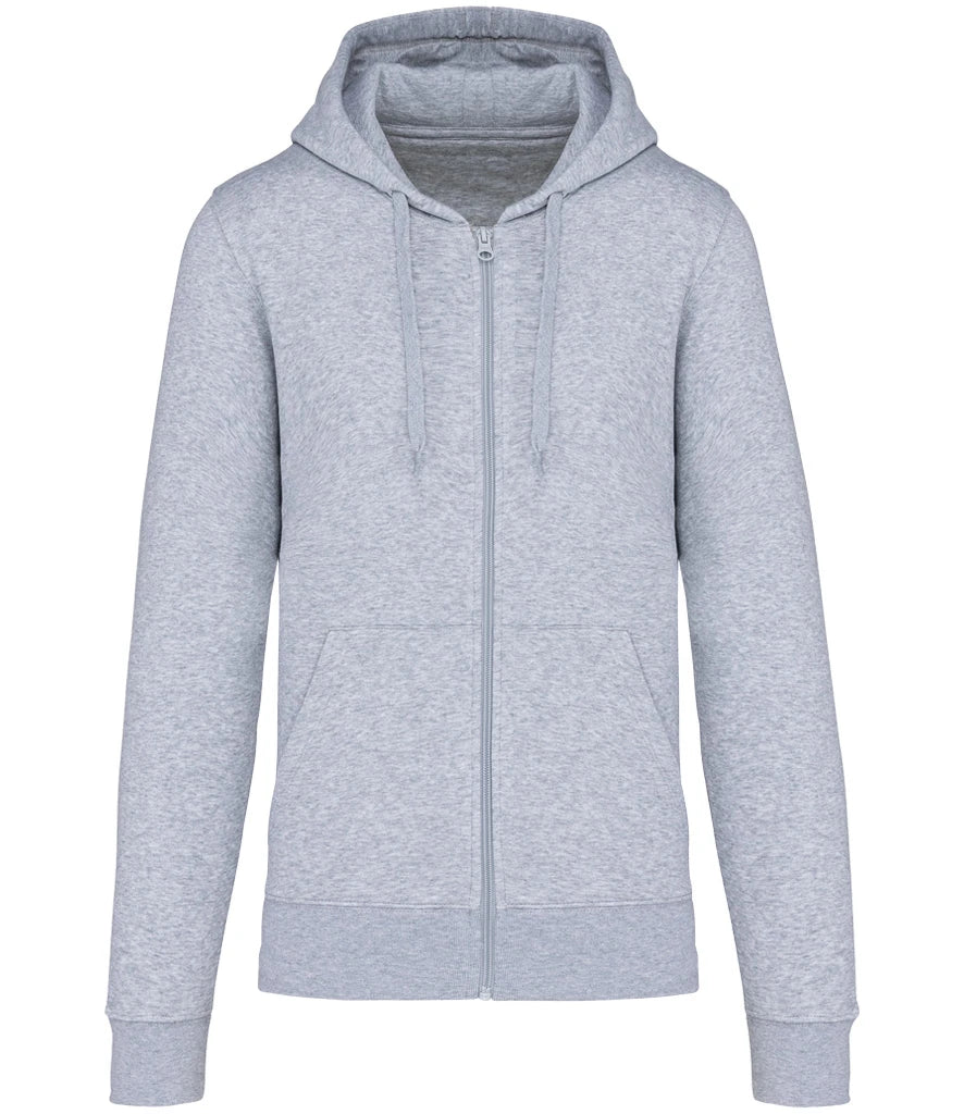 Kariban Full Zip Hoodie — Oxford Grey