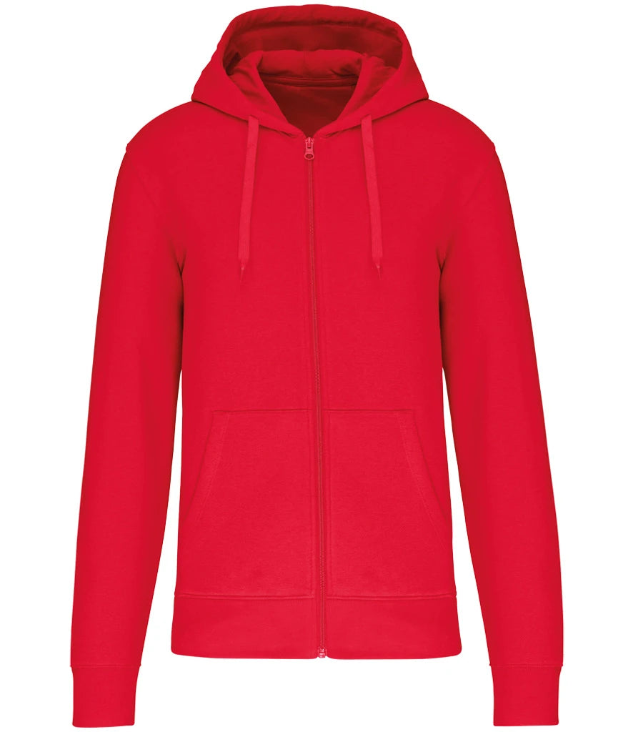 Kariban Full Zip Hoodie — Red