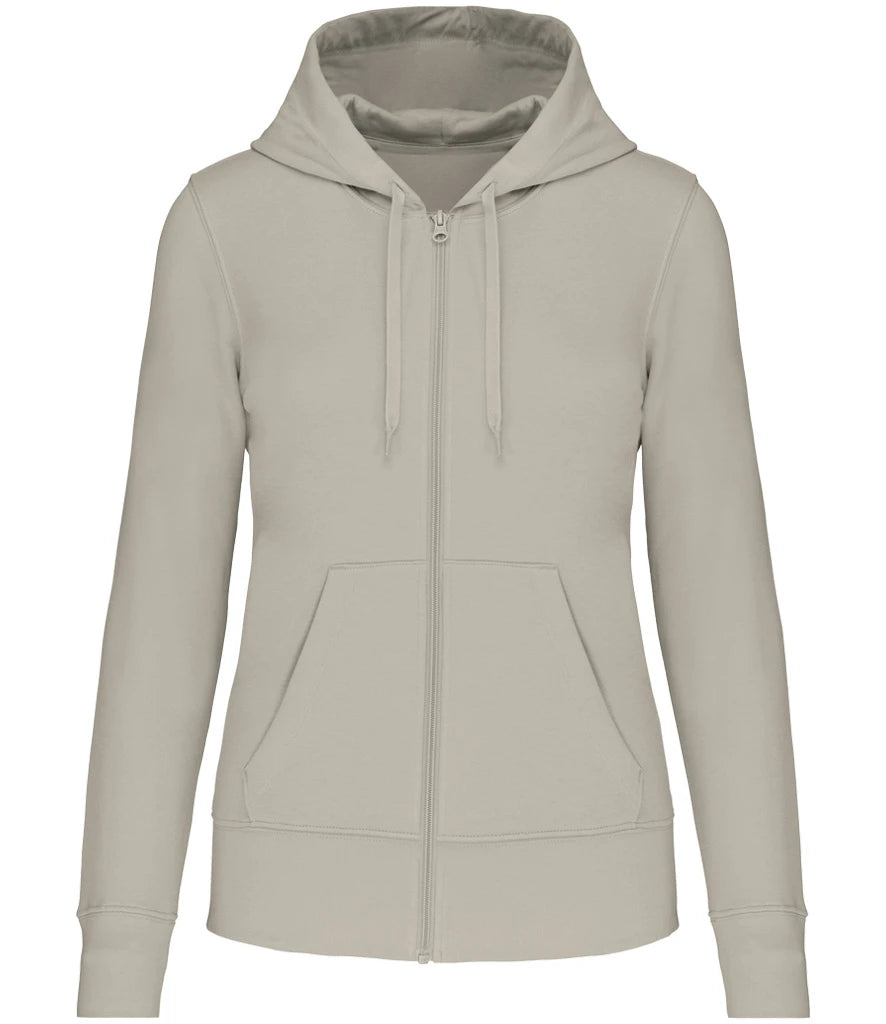 Kariban Ladies Full Zip Hoodie — Clay