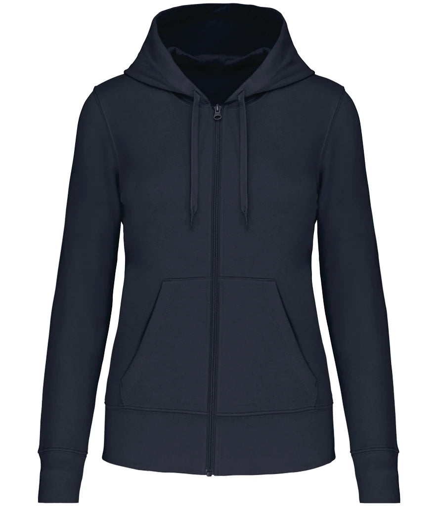 Kariban Ladies Full Zip Hoodie — Navy