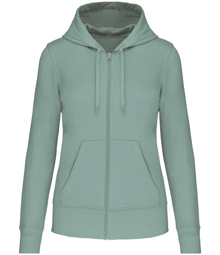 Kariban Ladies Full Zip Hoodie — Sage