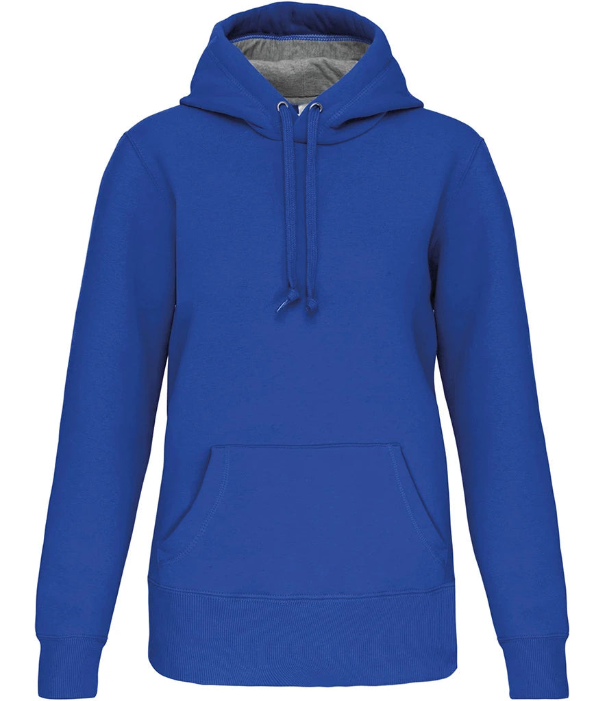 Kariban Heavy Contrast Hoodie — Royal Blue