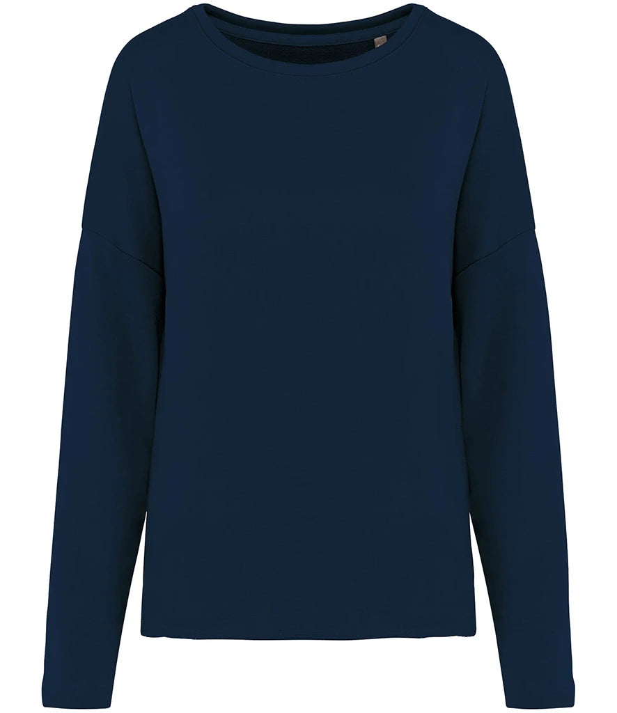 Kariban Ladies Oversized Sweatshirt — Navy