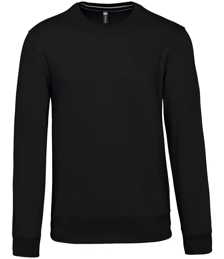 Kariban Crew Neck Sweatshirt — Black