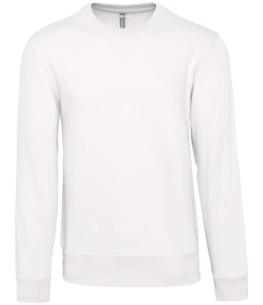 Kariban Crew Neck Sweatshirt — White