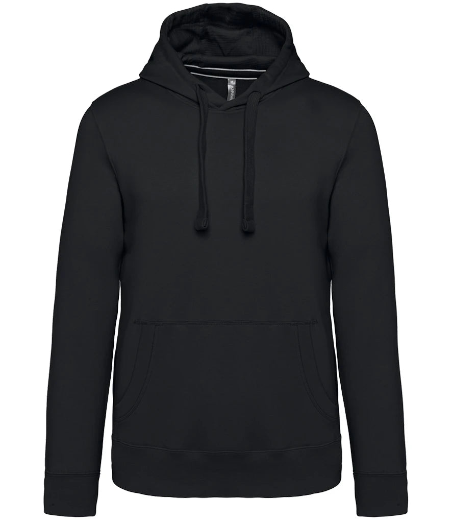 Kariban Hooded Sweatshirt — Black