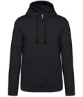 Kariban Hooded Sweatshirt — Black