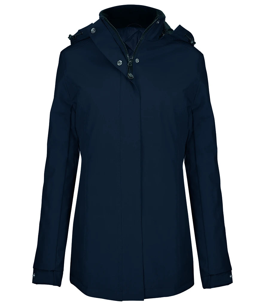 Kariban Ladies Parka Jacket — Black