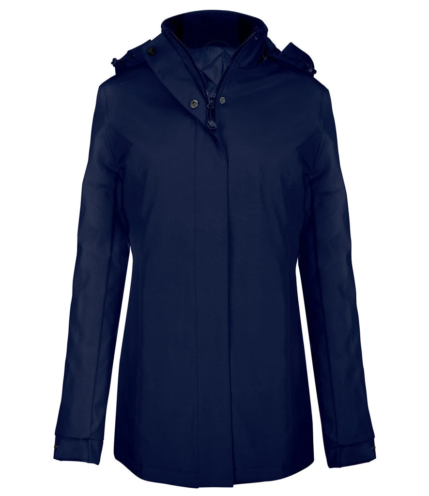 Kariban Ladies Parka Jacket — Navy