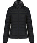Kariban Ladies Lightweight Hooded Padded Jacket — Black